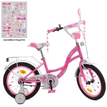 Велосипед детский PROF1 18д. Y1821, Butterfly, розовый